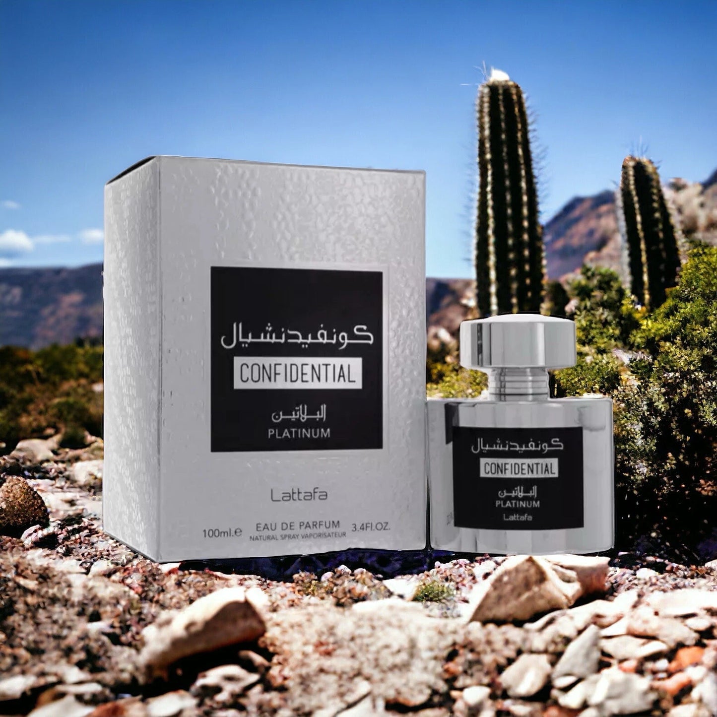 Confidential Platinum EDP 100ML BY Lattafa. Oriented Fragrances.